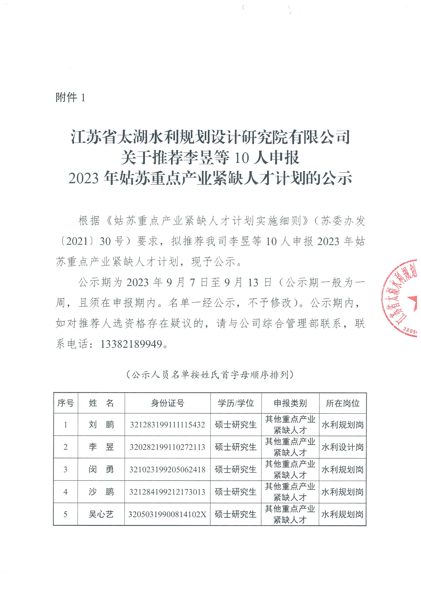 關于推薦李昱等10人申報2023年姑蘇重點産業緊缺人才計劃的公示_頁面(miàn)_1.jpg